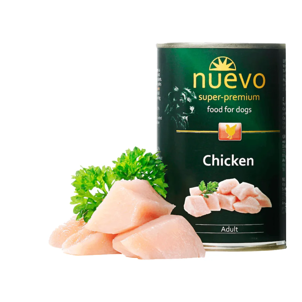 Câini - Hrana Umeda Caini NUEVO Adult Pasare 400g