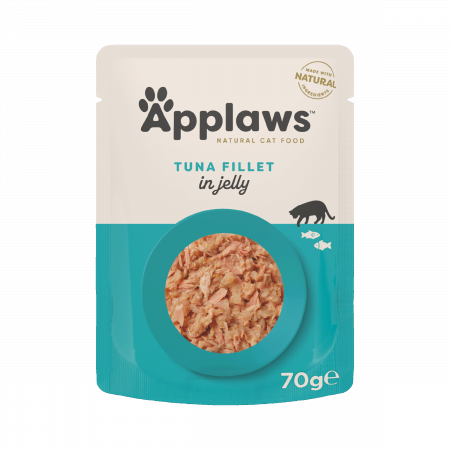 Pisică Adult - Applaws Plic File de Ton, Hrana Umeda Pisica in Aspic 70g