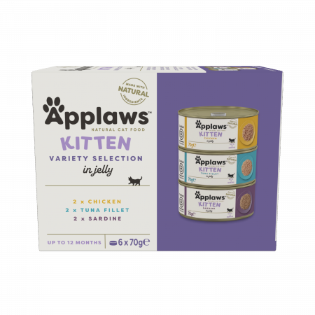 Applaws Multipack Conserve Selectie Junior, Hrana Umeda Pisica 12x70g [0]