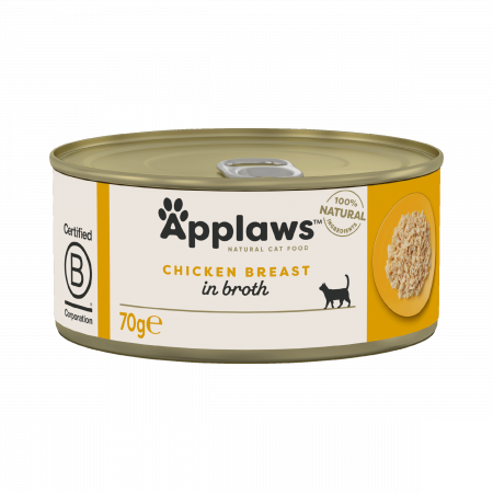 Pisică Adult - Applaws cu Piept Pui, Conserva Pisica 70g