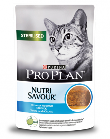 Pisici - Hrana Umeda Pisici PRO PLAN Adult Sterilizat Cod Pate 85g