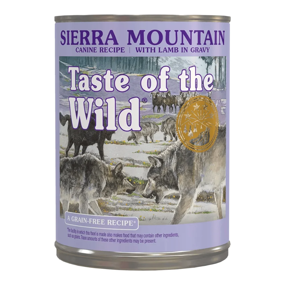 Câini - Hrana Umeda Caini TASTE OF THE WILD Sierra Mountain 390g