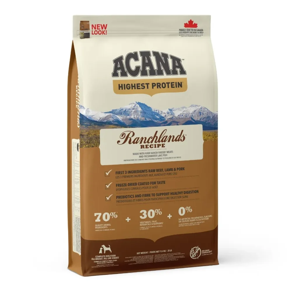 Câine Adult - ACANA Ranchlands, Hrană Uscată Câine Adult, 11,4kg