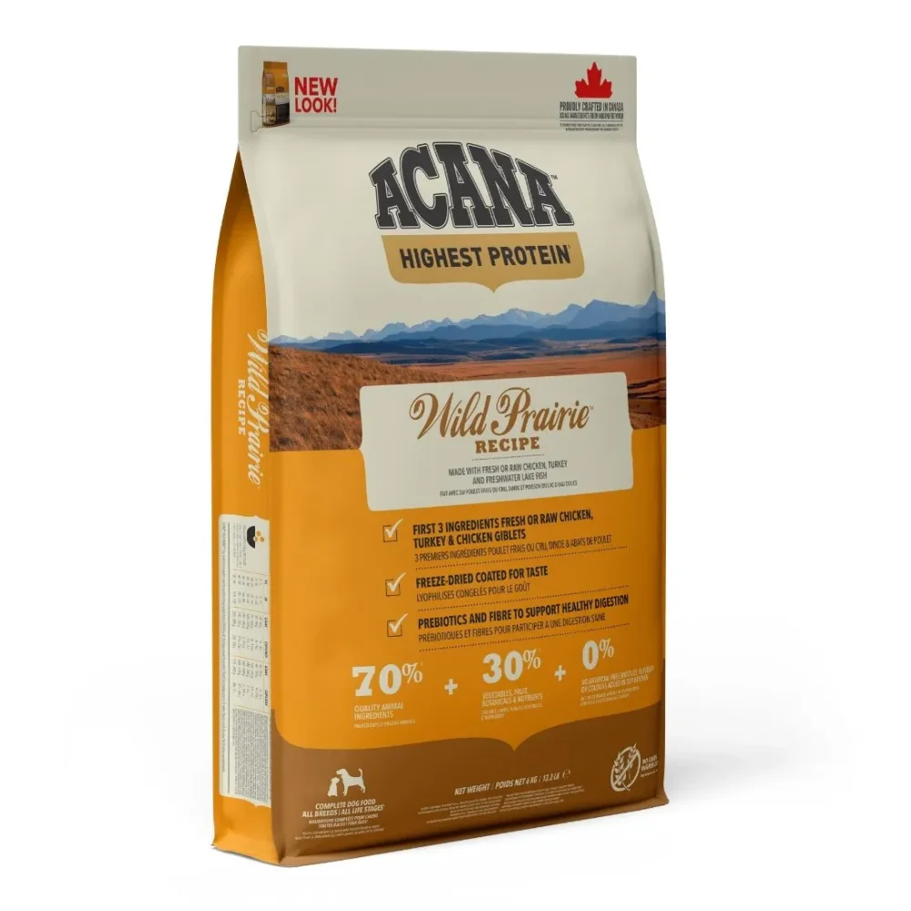 Câine Adult - ACANA Wild Prairie, Hrană Uscată Câine Adult, 11,4kg