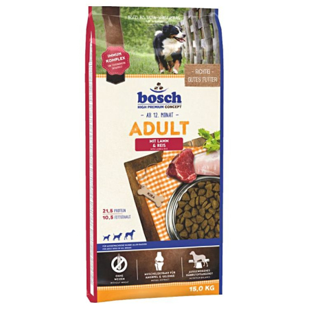 Hrana Uscata Caini BOSCH Adult Miel si Orez 15kg – DELISTAT [0]