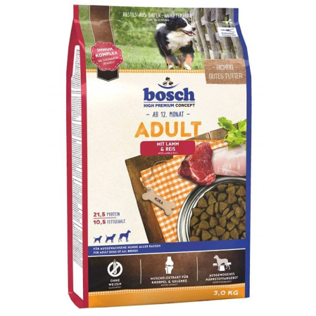 Hrana Uscata Caini BOSCH Adult Miel si Orez 3kg – DELISTAT [0]