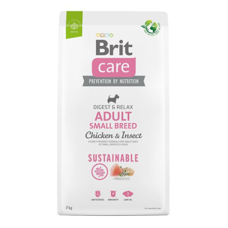 Caini - Hrana Uscata Caini BRIT CARE Sustainable Adult Small Breed 7 KG