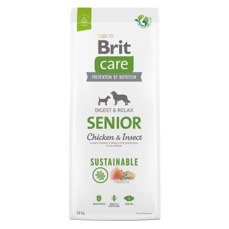 Caini - Hrana Uscata Caini BRIT CARE Sustainable Senior 12 Kg
