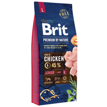 Câini - Hrana Uscata Caini BRIT Premium by Nature Maxi Junior 15kg