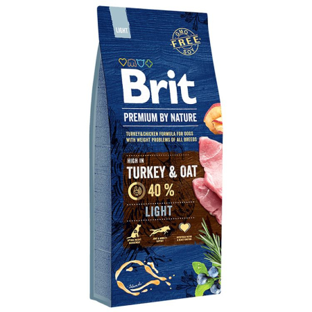 Câini - Hrana Uscata Caini BRIT Premium by Nature Light 15kg