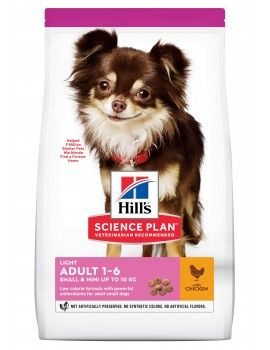 Câine Adult - Hrana Uscata Caini HILL'S SP Canine Adult Small and Mini Light Chicken 6 kg