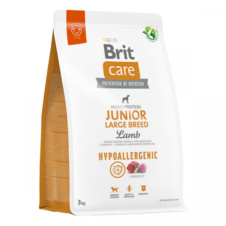 Hrana Uscata Caini BRIT CARE Hypoallergenic Junior Large Breed 3kg – DELISTAT [1]