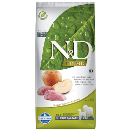Hrana Uscata Caini N&D Prime Adult Medium/Maxi Mistret si Mar 12kg – DELISTAT