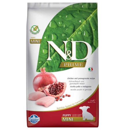 Hrana Uscata Caini N&D Prime Puppy Mini Pui si Rodie 800g – DELISTAT