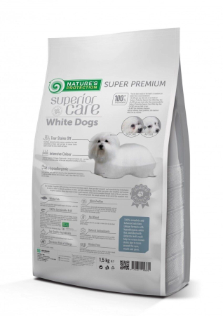 Câini - Hrana Uscata Caini NATURES PROTECTION Superior Care White Fish Adult Small & Mini 1,5 KG
