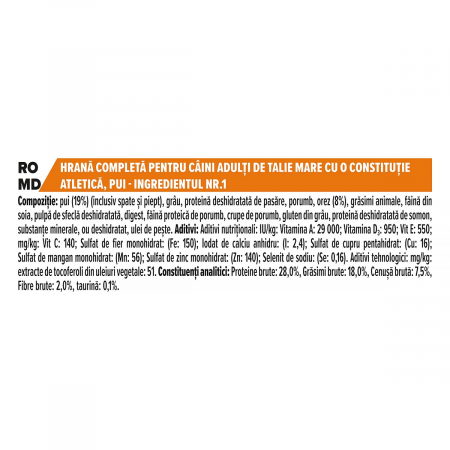 Hrana Uscata Caini PRO PLAN Adult Large Athletic Pui si Orez 14kg [3]