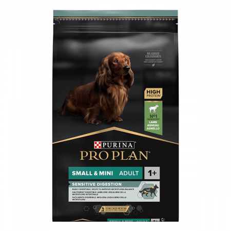 Hrana Uscata Caini PRO PLAN Adult Small and Mini Sensitive Digestion Miel 7kg [1]