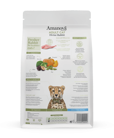 Hrană Uscată Pisică Adult, AMANOVA, Hipoalergenic, Iepure, 1.5kg [1]