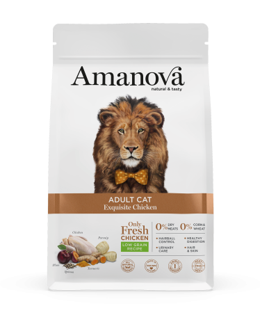 Hrană Uscată Pisică Adult, AMANOVA, Hipoalergenic, Pui, 6kg