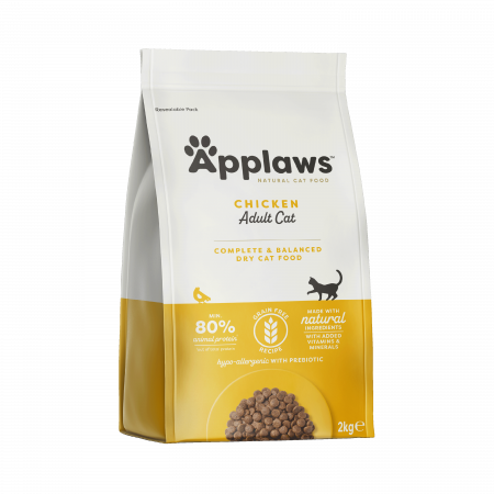 Pisică Adult - Applaws Hrana Uscata Pisica Adult cu Pui 2Kg
