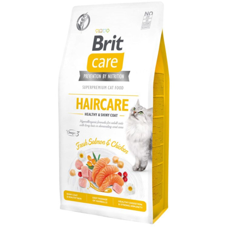 Pisică Adult - Hrana Uscata Pisici BRIT Care Grain Free Haircare Adult 7kg