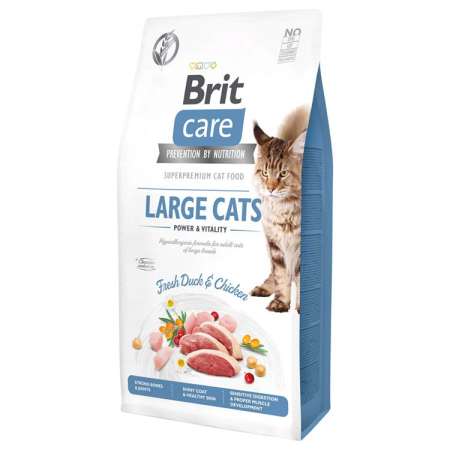 Hrana Uscata Pisici BRIT Care Grain Free Large Cats Adult 7kg – DELISTAT
