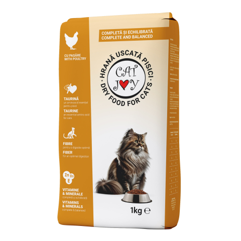 Pisică Adult - Hrană Uscată Pisică Adult, CAT JOY, Pui, 1kg