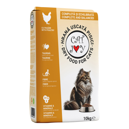 Pisică Adult - Hrană Uscată Pisică Adult, CAT JOY, Pui, 10kg
