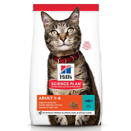 Pisică Adult - Hrana Uscata Pisici HILL'S SP Feline Adult Tuna 3kg