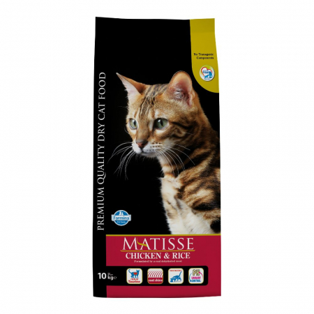 Pisică Adult - Hrana Uscata Pisici MATISSE Pui si Orez 10kg