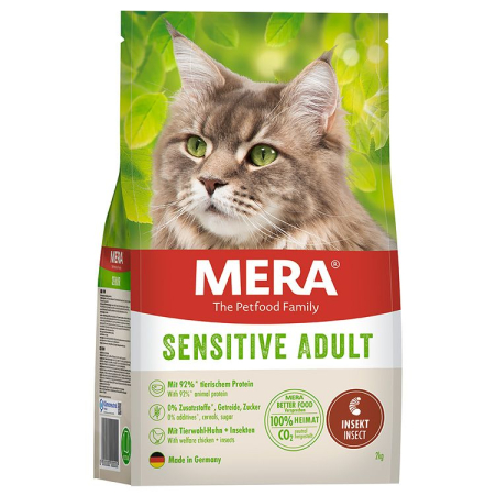 Pisici - Hrana Uscata Pisici MERA Sensitive Adult Insect Protein 2kg