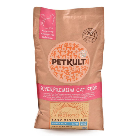 Hrana Uscata Pisici PETKULT Probiotics Hair and Skin 37/15 7kg – DELISTAT
