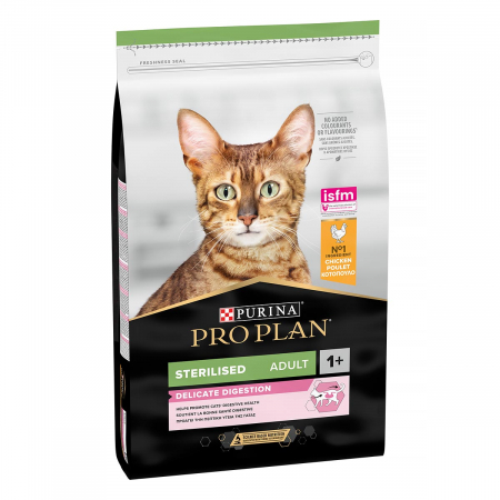 Pisică Adult - Hrana Uscata Pisici PRO PLAN Optidigest Adult Sterilised Pui 10kg