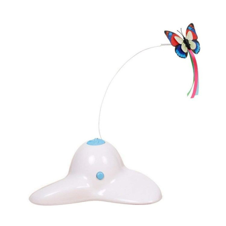 Jucării Pisici - MIAU MIAU Jucărie Interactivă pentru Pisică, Rotating Butterfly