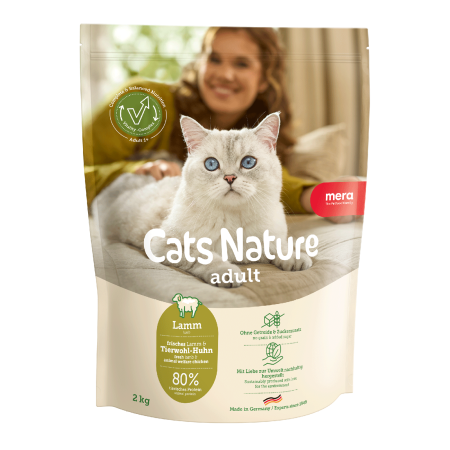 Pisici - Hrană Uscată Pisică Adult, MERA Cats Nature, Miel, 400g