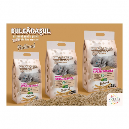 Nisip Pisici BULGARASUL Tofu Natural 48L 20kg – DELISTAT [2]