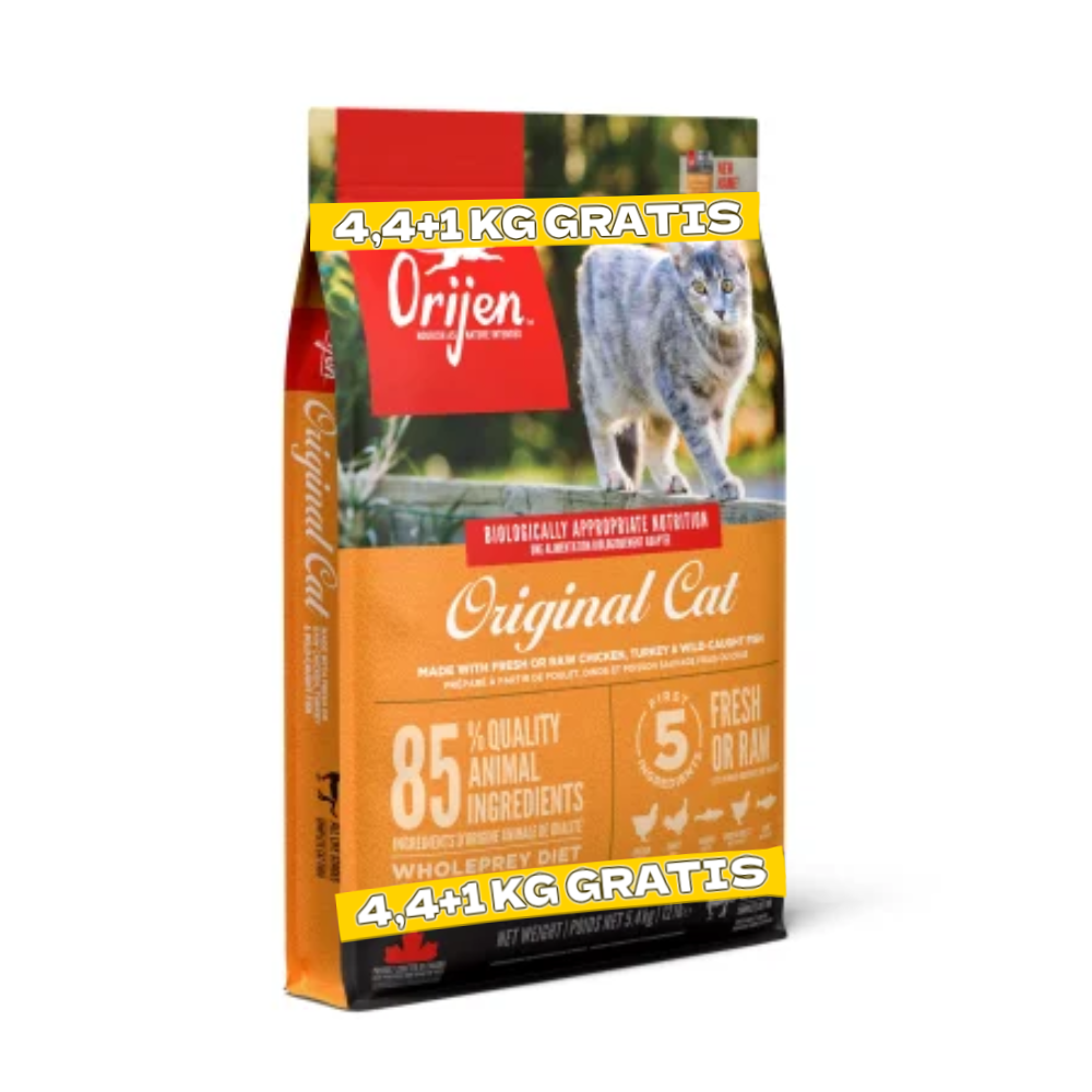 Pisică Adult - Hrană Uscată Pisică Adult, ORIJEN Original, Pui, 4,4+1kg