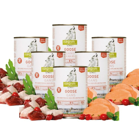 Câini - Pachet Economic Hrana Umeda Caini ISEGRIM Adult Gasca 6x400g