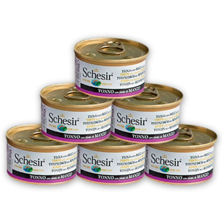 Pachet Conserve SCHESIR Cat Ton si Vita 6x85g