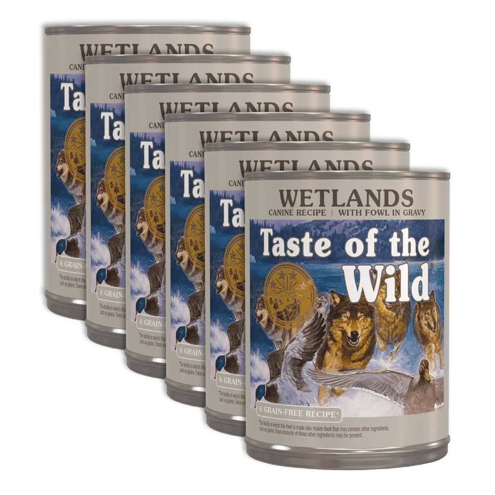 Câini - Pachet Economic Hrana Umeda Caini TASTE OF THE WILD Wetlands 6x390g