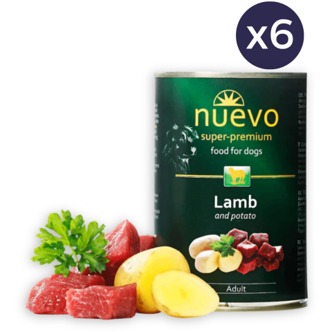 Pachet Economic Hrana Umeda Caini NUEVO Adult Miel 6x400g