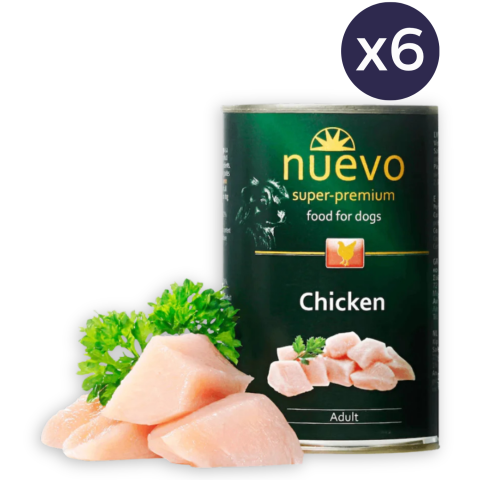 Pachet Economic Hrana Umeda Caini NUEVO Adult Pasare 6x400g