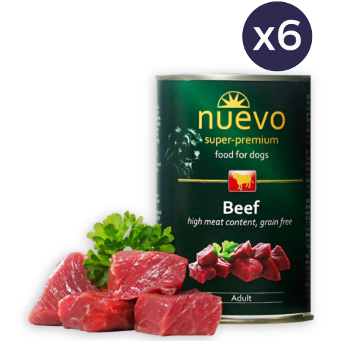 Câini - Pachet Economic Hrana Umeda Caini NUEVO Adult Vita 6x400g