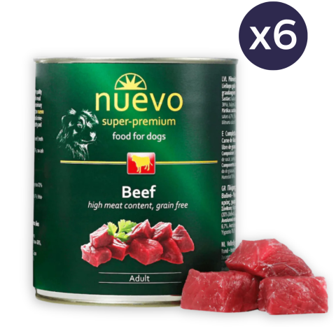 Pachet Economic Hrana Umeda Caini NUEVO Adult Vita 6x800g