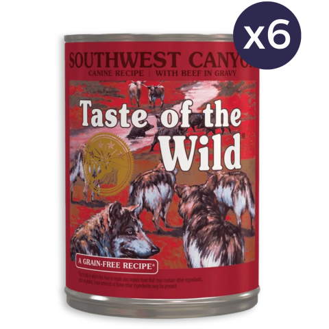 Pachet Economic Hrana Umeda Caini TASTE OF THE WILD Southwest Canyon 6x390g