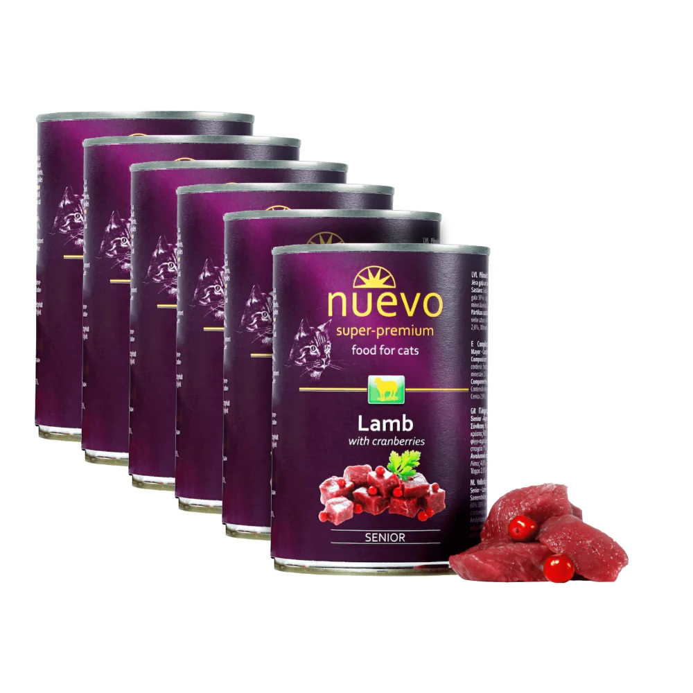 Pisici - Pachet Economic Hrana Umeda Pisici NUEVO Senior 6x400g
