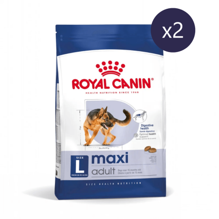 Câine Adult - Pachet Economic Hrană Uscată Câine Adult, ROYAL CANIN Maxi Adult, 2x12kg