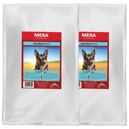 Câini - Pachet Economic Mera Brocken Klein Neutral, Hrană Uscată Câine Adult, Pui, 2x15kg