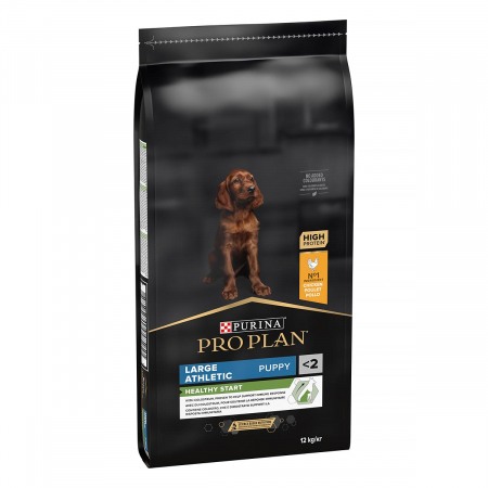 Pachet Economic PRO PLAN Puppy Large Athletic Pui si Orez 2x12kg [1]