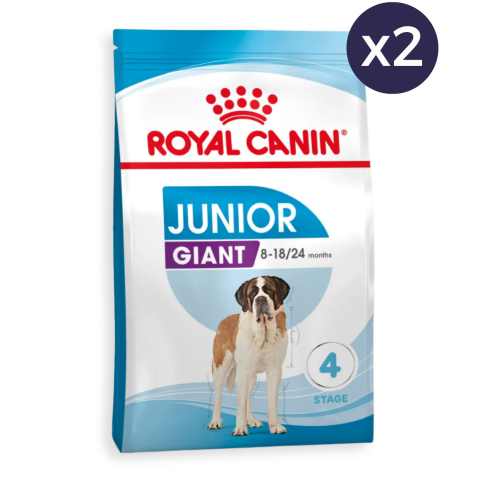 Câine Junior - Pachet Economic ROYAL CANIN Giant Junior, hrană uscată câine junior etapa 2 de crestere, 2x15kg